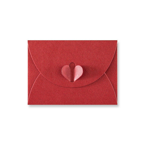 Cardinal Red Butterfly Envelopes