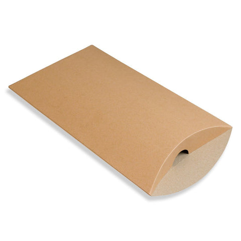 Manilla Kraft Pillow Box - Recycled - Envelope Kings