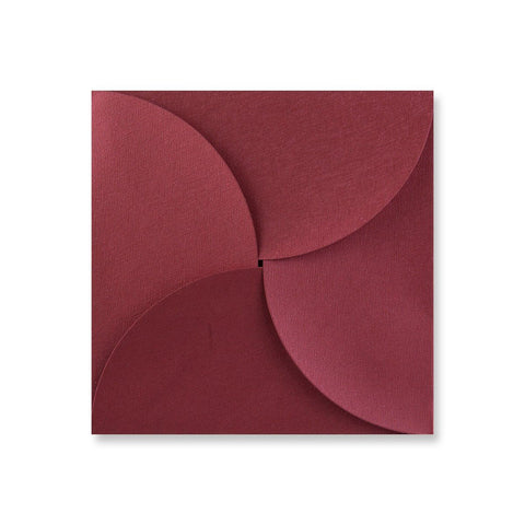 Claret Pouchette Petal Envelopes