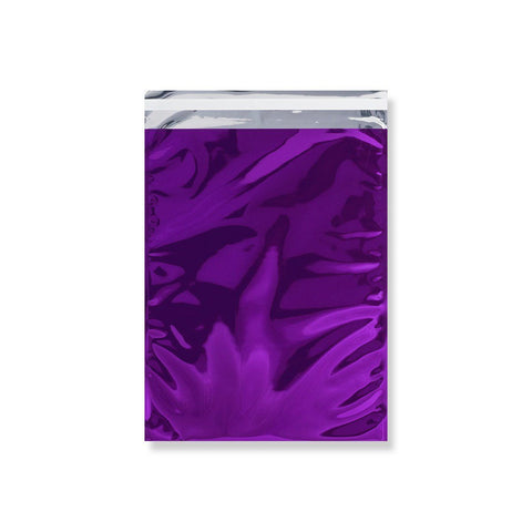 Purple Gloss Foil Bags - Envelope Kings