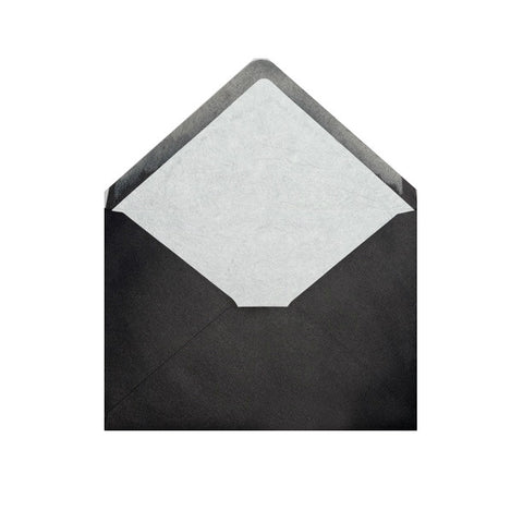 Black - White Tissue Lined Envelopes - Envelope Kings