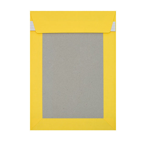 Dark Yellow Board Back Pocket Peel & Seal - Envelope Kings