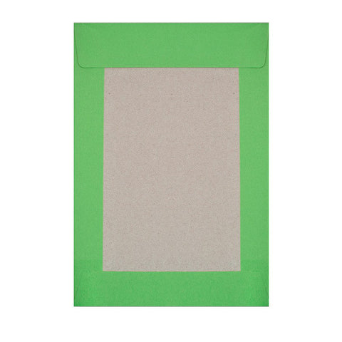 Green Board Back Pocket Peel & Seal - Envelope Kings