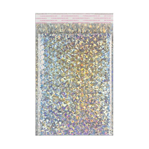 Holographic Gloss Metallic Bubble Bags Pocket Peel and Seal - Envelope Kings