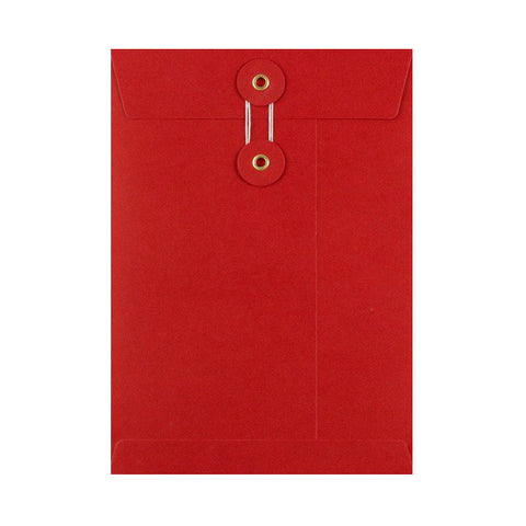 Red String and Washer Envelopes - Envelope Kings