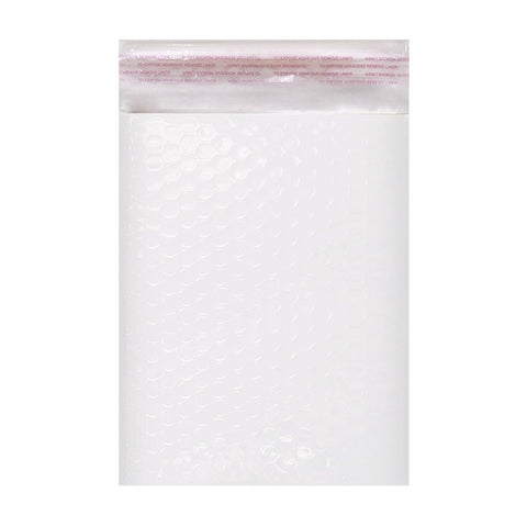 White Gloss Poly Bubble Bags Pocket Peel and Seal - Envelope Kings