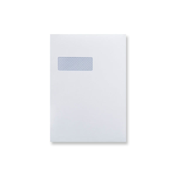 White Envelopes - Pocket Peel & Seal - Envelope Kings