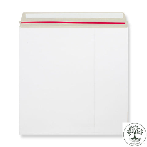 Strong 12" Record Vinyl LP White Cardboard Self Seal Mailers Envelopes