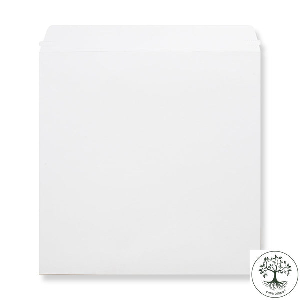 Strong 12" Record Vinyl LP White Cardboard Self Seal Mailers Envelopes