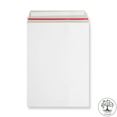 White All Board Envelopes - Pocket Style - Envelope Kings