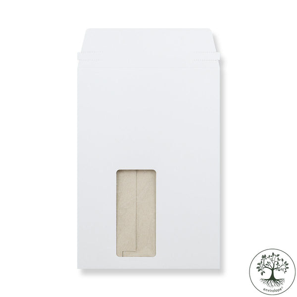 White All Board Envelopes - Pocket Style - Envelope Kings