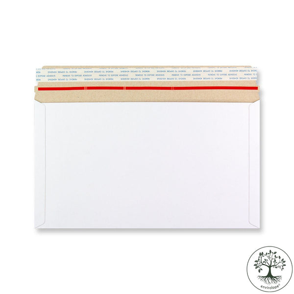 White All Board Envelopes - Wallet Style - Envelope Kings