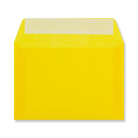 Yellow Translucent Envelopes - Envelope Kings