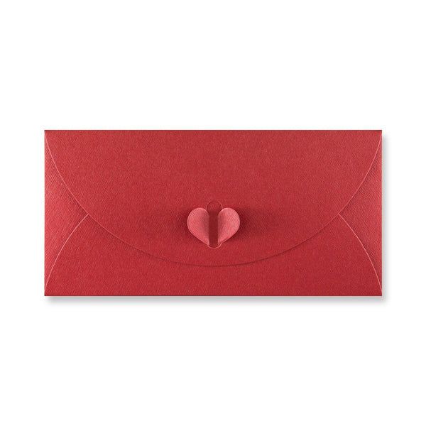 Cardinal Red Butterfly Envelopes