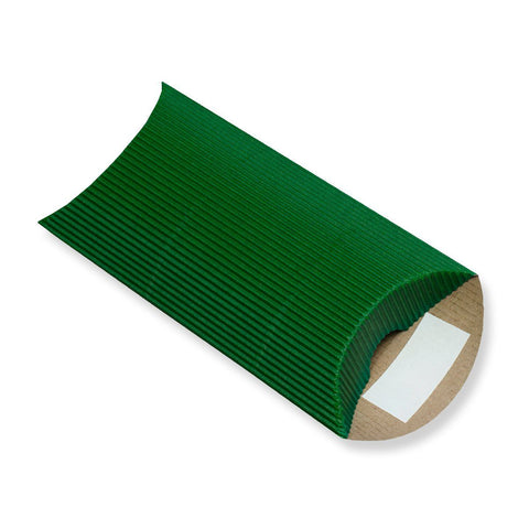 Green Pillow Boxes - Corrugated - Envelope Kings