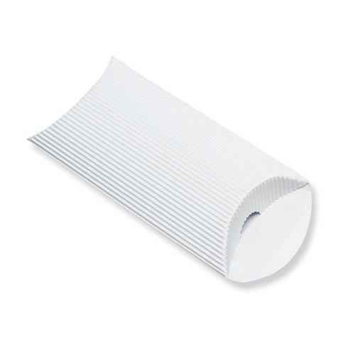 White Pillow Boxes - Corrugated - Envelope Kings