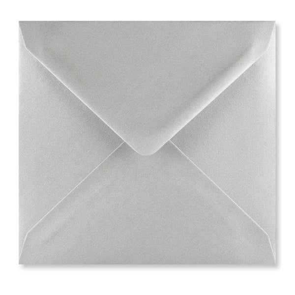 Metallic Silver Envelopes - Envelope Kings