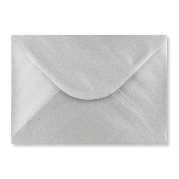 Metallic Silver Envelopes - Envelope Kings