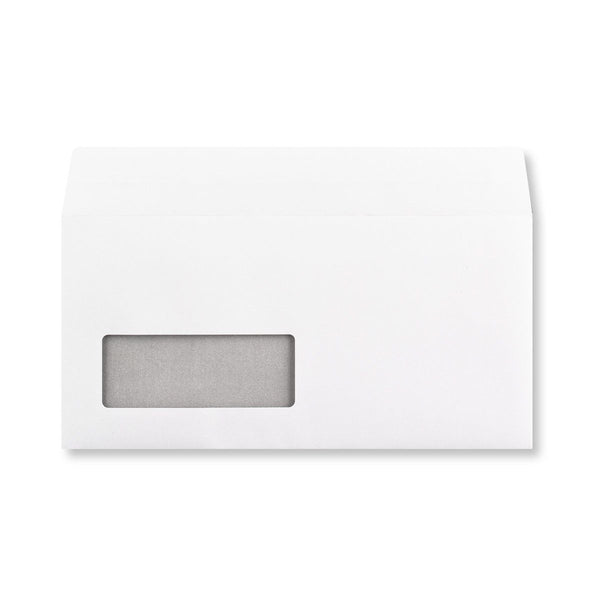 White Envelopes - Wallet Peel and Seal (Opaqued) - Envelope Kings