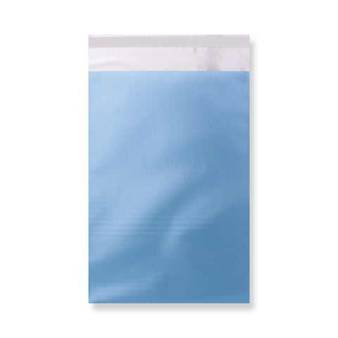 Ice Blue Matt Foil Bags - Envelope Kings