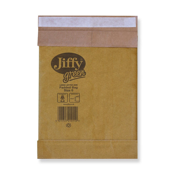 JIFFY 'GREEN' HEAVY DUTY PADDED BAGS ALL SIZES PB0 1 2 3 4 5 6 MULTILISTING +24h - Envelope Kings