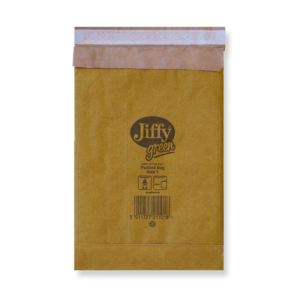 JIFFY 'GREEN' HEAVY DUTY PADDED BAGS ALL SIZES PB0 1 2 3 4 5 6 MULTILISTING +24h - Envelope Kings