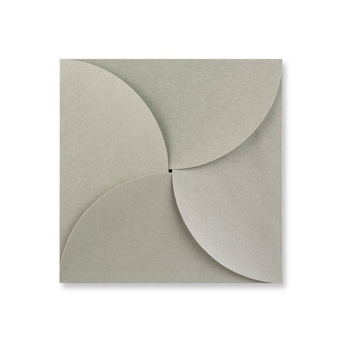 Silver Grey Pouchette Petal Envelopes
