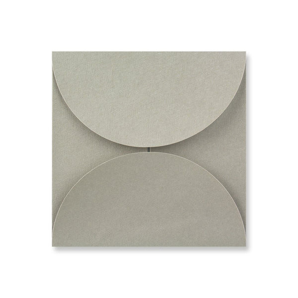 Silver Grey Pouchette Petal Envelopes