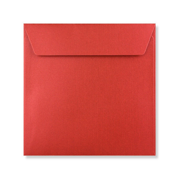 Cardinal Red Pearlescent Envelopes - Envelope Kings