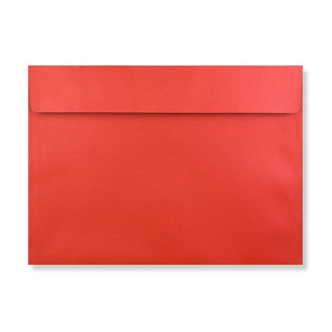 Cardinal Red Pearlescent Envelopes - Envelope Kings