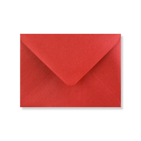 Cardinal Red Pearlescent Envelopes - Envelope Kings