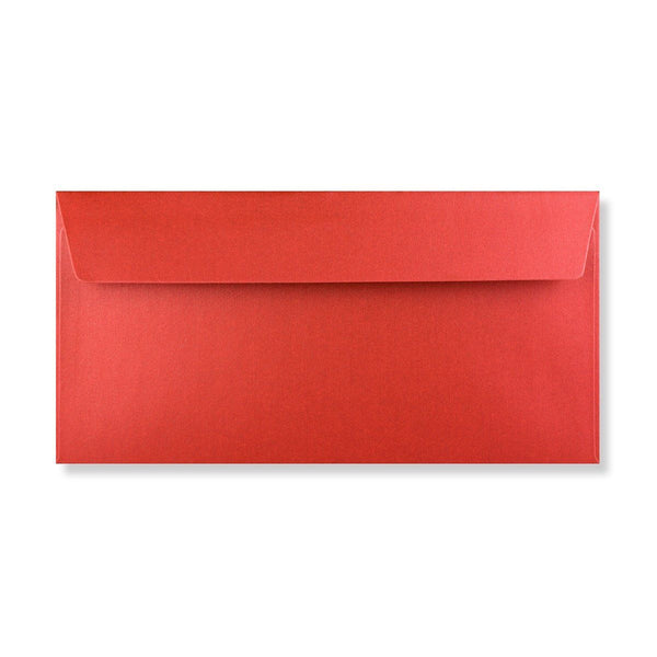 Cardinal Red Pearlescent Envelopes - Envelope Kings