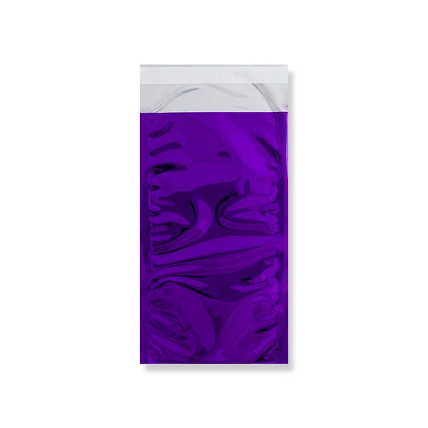 Purple Gloss Foil Bags - Envelope Kings