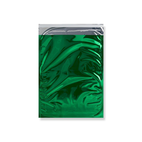 Green Gloss Foil Bags - Envelope Kings