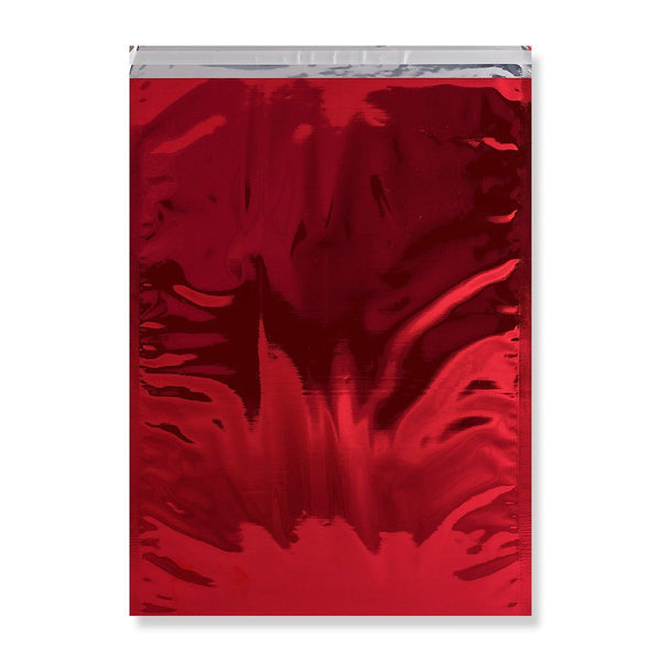Red Gloss Foil Bags - Envelope Kings
