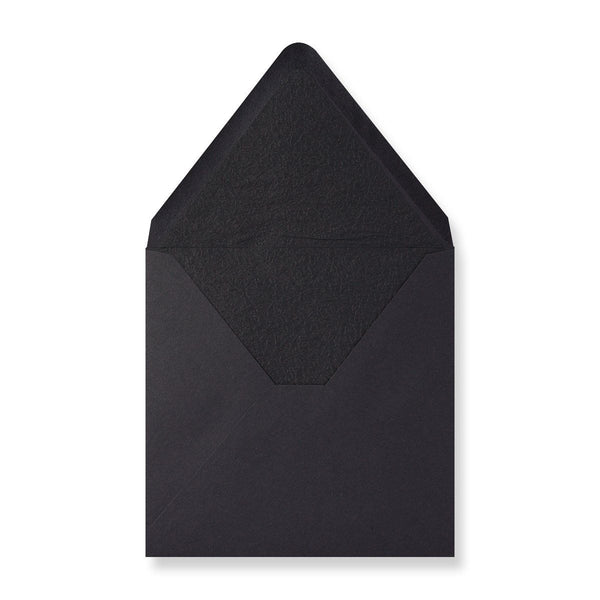Black - Black Tissue Lined Envelopes