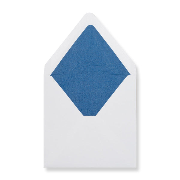 White - Blue Tissue Lined Envelopes