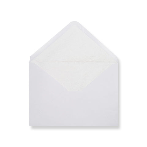 White - White Tissue Lined Envelopes