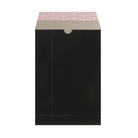 Black All Board Pocket Peel & Seal - Envelope Kings