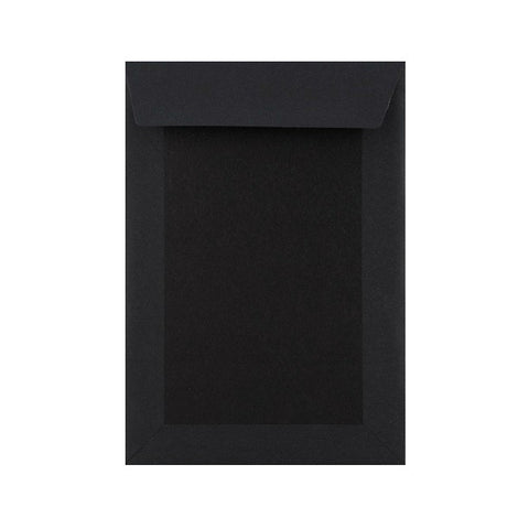 Black Full Board Back Pocket Peel & Seal - Envelope Kings
