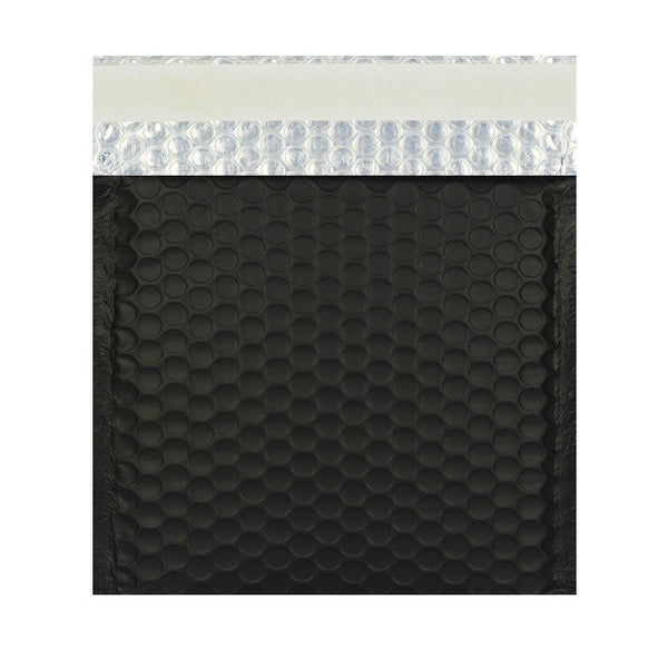 Black Matt Metallic Bubble Bags Pocket Peel and Seal - Envelope Kings