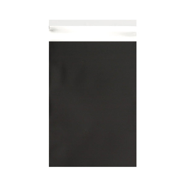 Black Matt Metallic Foil Bags Pocket Peel and Seal - Envelope Kings
