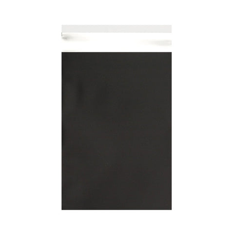 Black Matt Metallic Foil Bags Pocket Peel and Seal - Envelope Kings