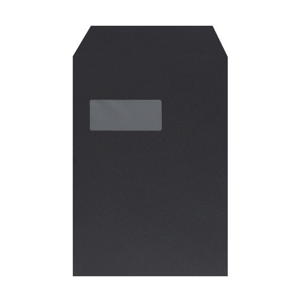 Black Post Marque Peel & Seal - Envelope Kings