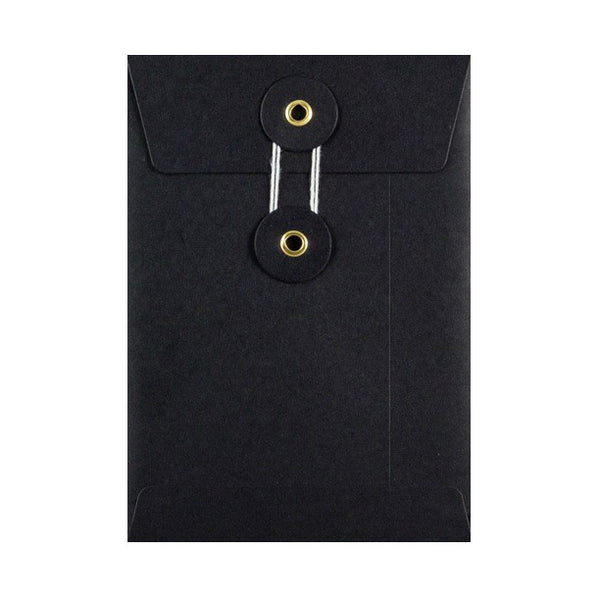 Black String and Washer Envelopes - Envelope Kings