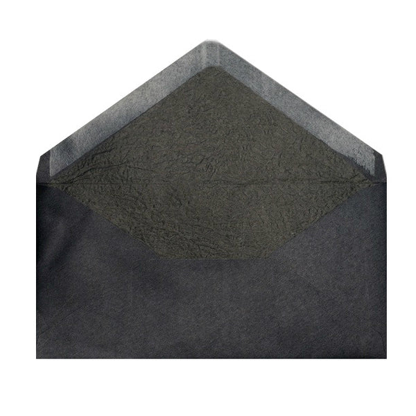 Black - Black Tissue Lined Envelopes - Envelope Kings