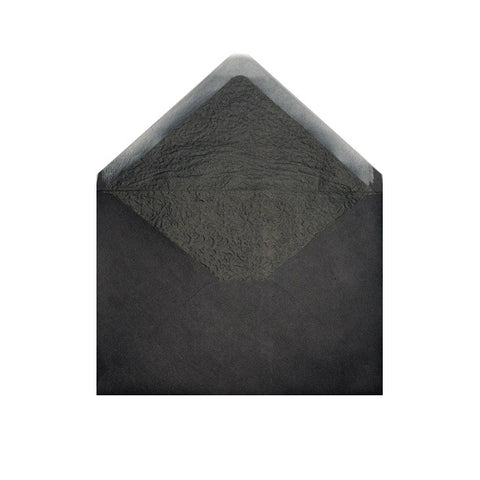 Black - Black Tissue Lined Envelopes - Envelope Kings