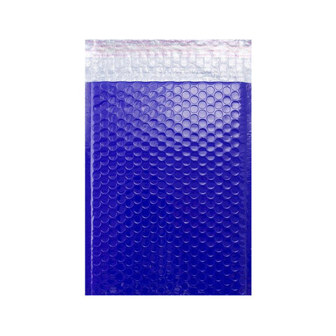 Blue Gloss Poly Bubble Bags Pocket Peel and Seal - Envelope Kings