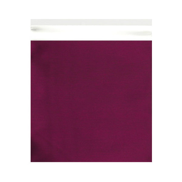 Burgundy Matt Metallic Foil Bags Pocket Peel and Seal - Envelope Kings