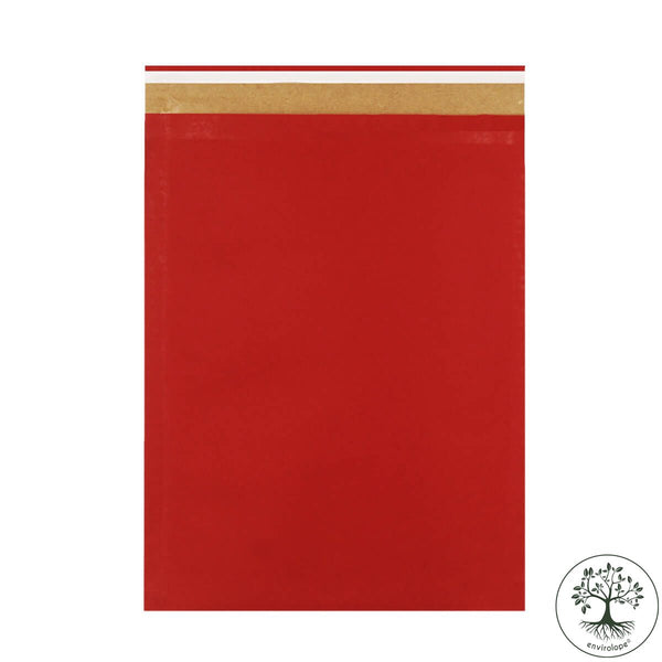 Red Biodegradable Recyclable Mailing Bags